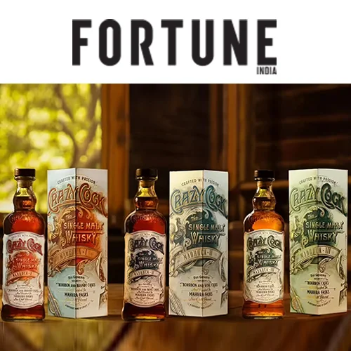 Crazy Cock premium whisky media feature