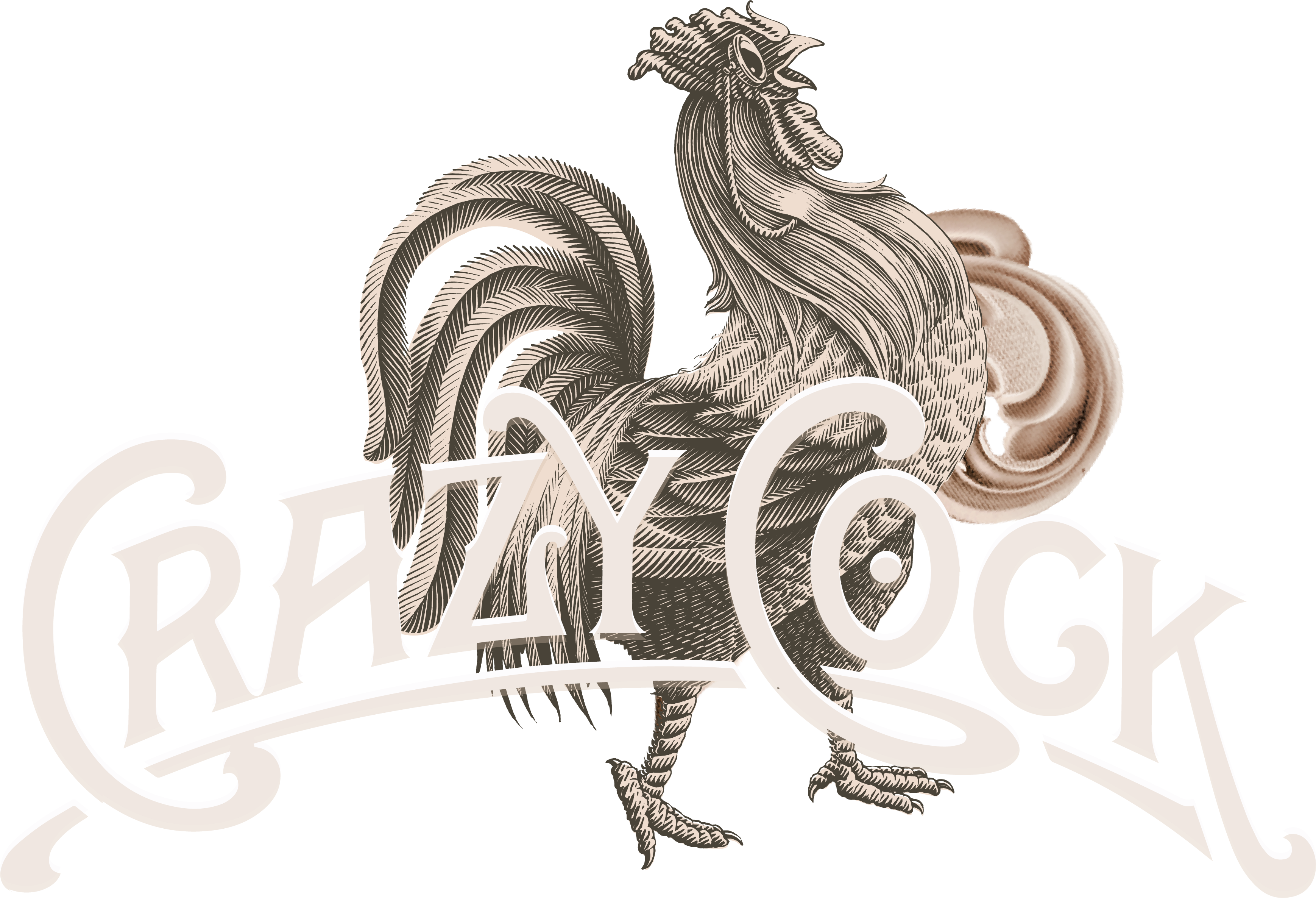 Crazy Cock luxury Indian single malt whisky brand logo